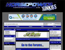 Tablet Screenshot of horsepowerjunkies.com